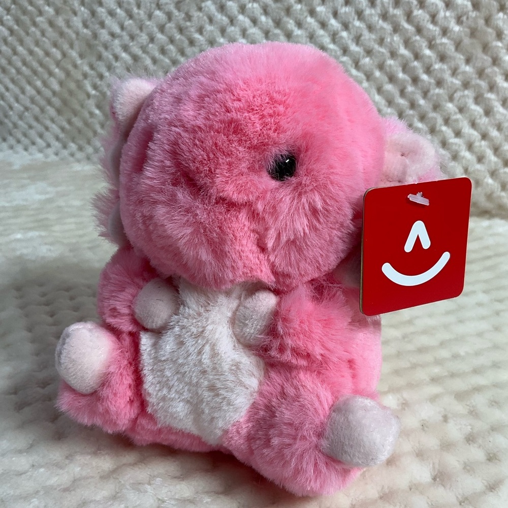 Aurora World Pink Plush Ari Axolotl Rolly Pet Stuffed Animal Toy with Tags